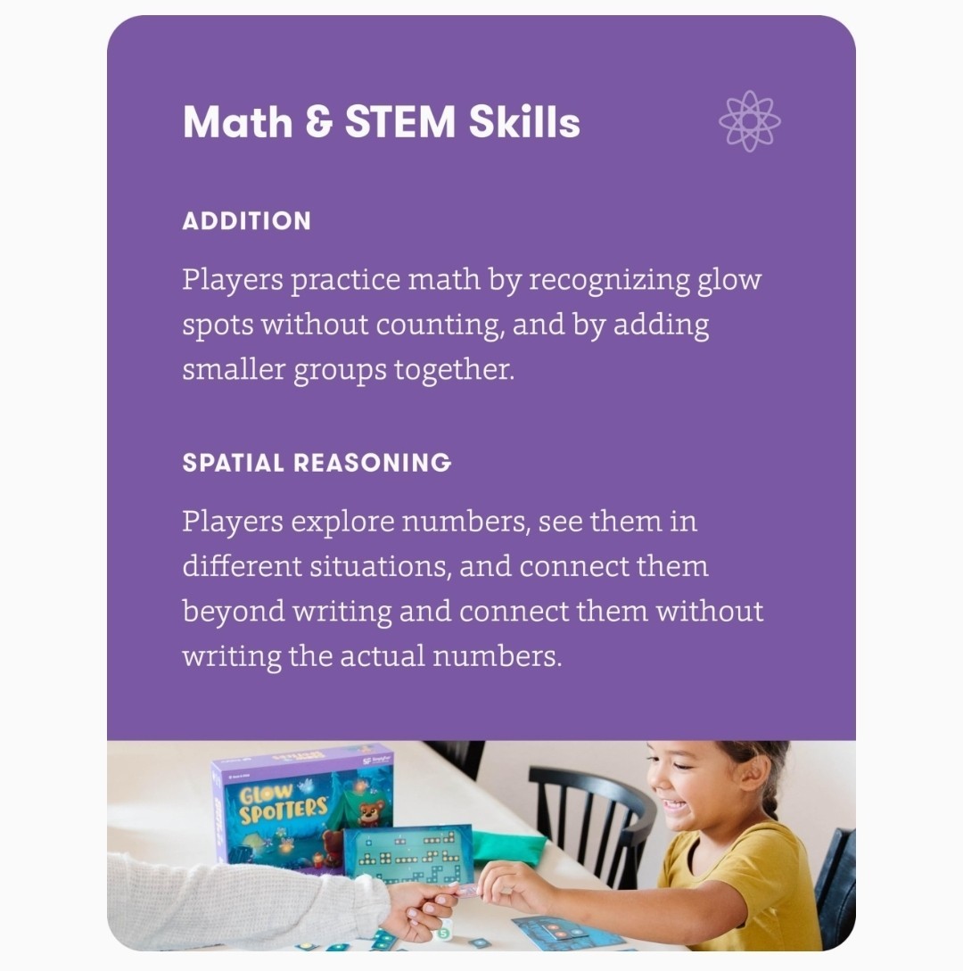 SimplyFun Glow Spotters A Visual and Adventurous Math Game for Kids