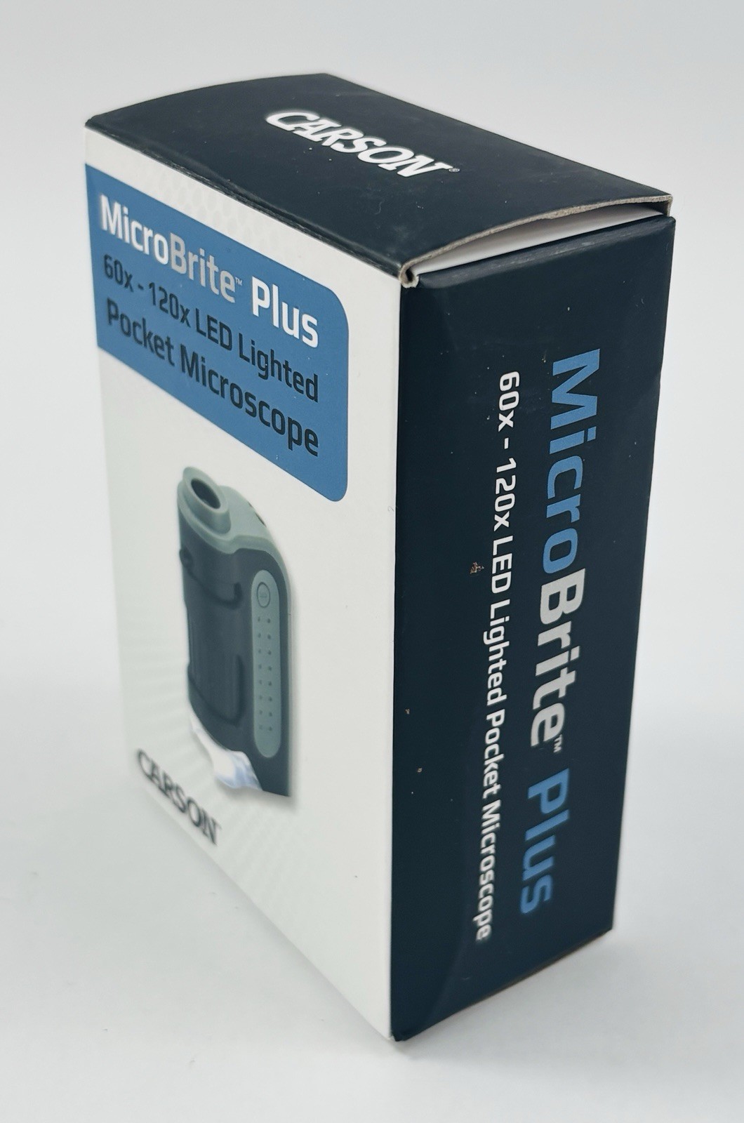 Carson MicroBrite Plus 60x – 120x LED Lighted Zoom Pocket Microscope