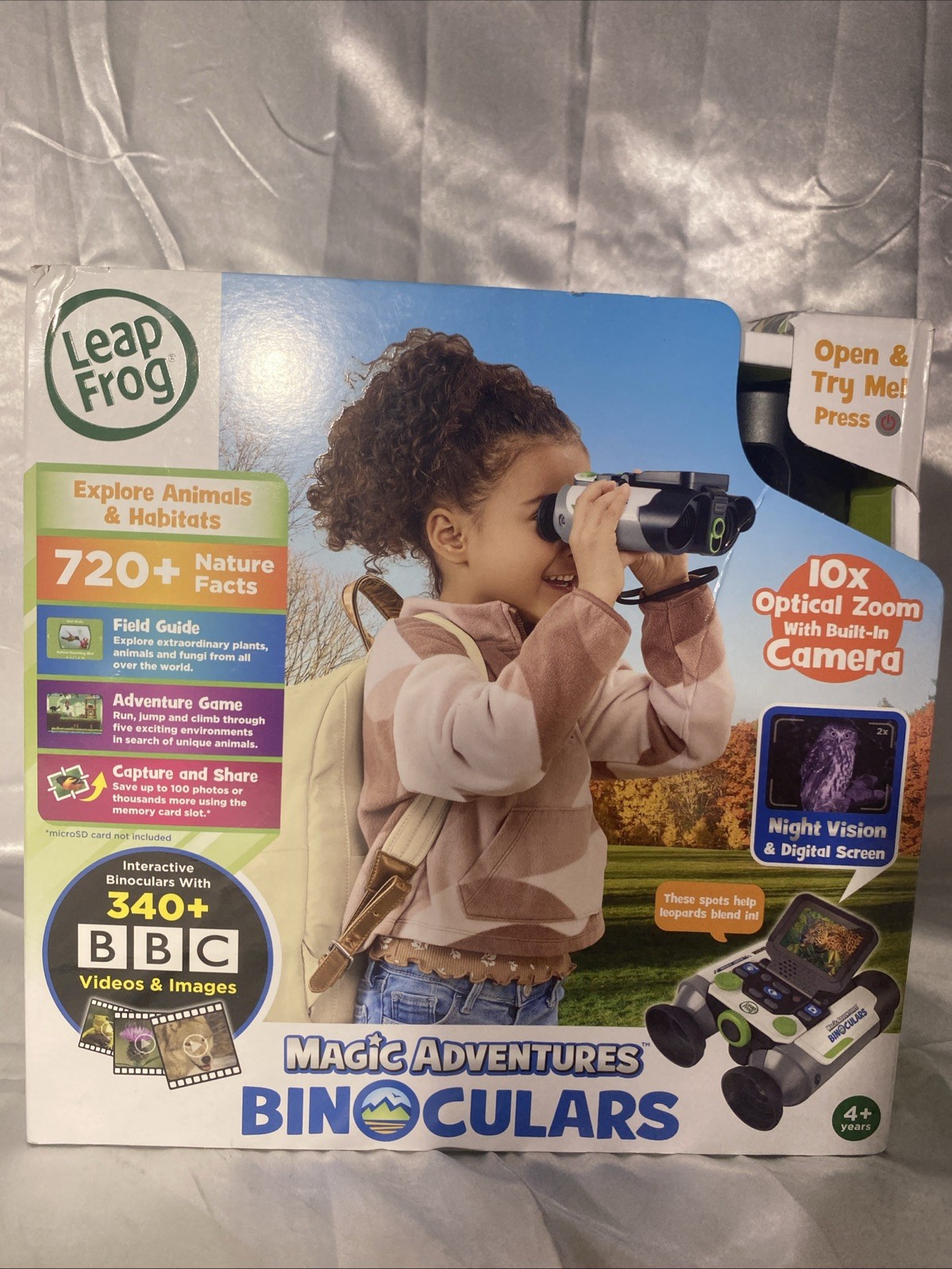 Leap Frog Magic Adventures Binoculars Learning Interactive Camera Game Quiz BBC