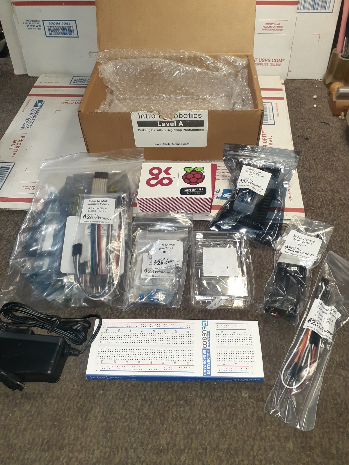 42 Electronics Intro To Robotics Level A Kit –