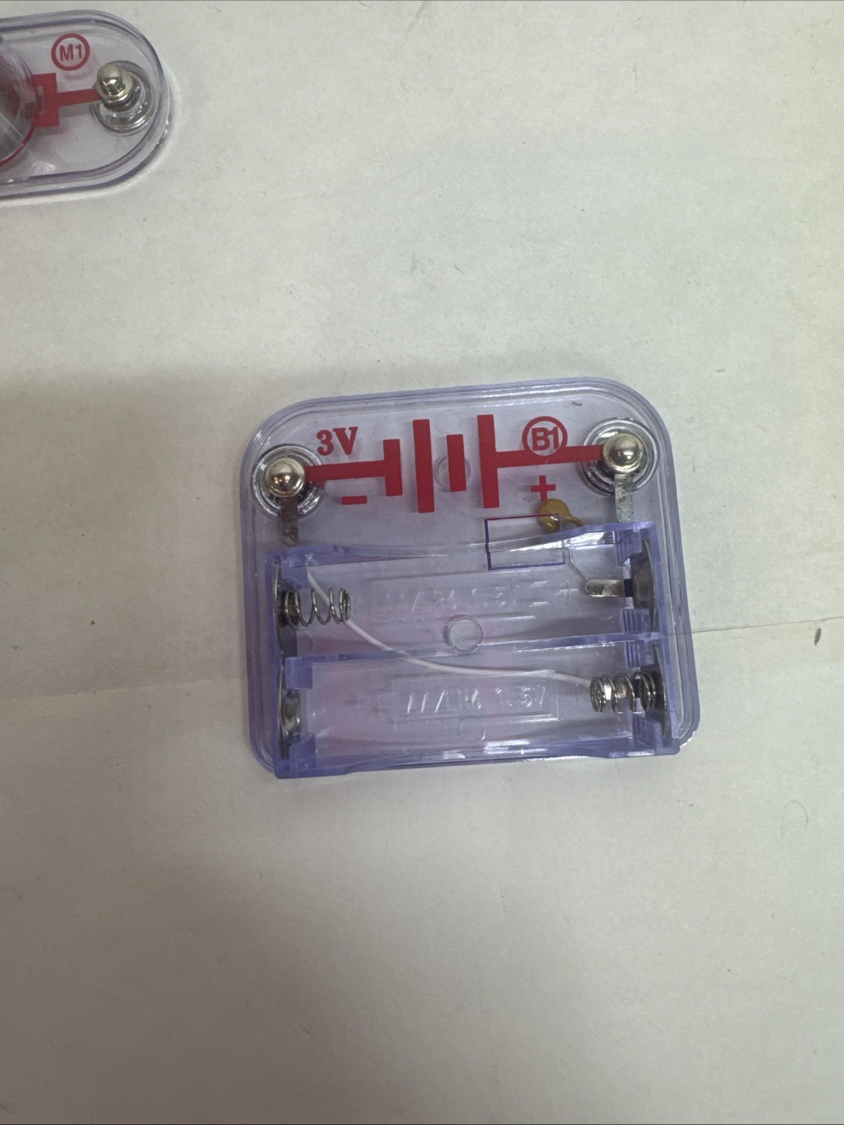 LOT of 6 Elenco Snap Circuits/Parts U29- LED MC, SP2 , M8, M1, DM, B1 ~ TESTED