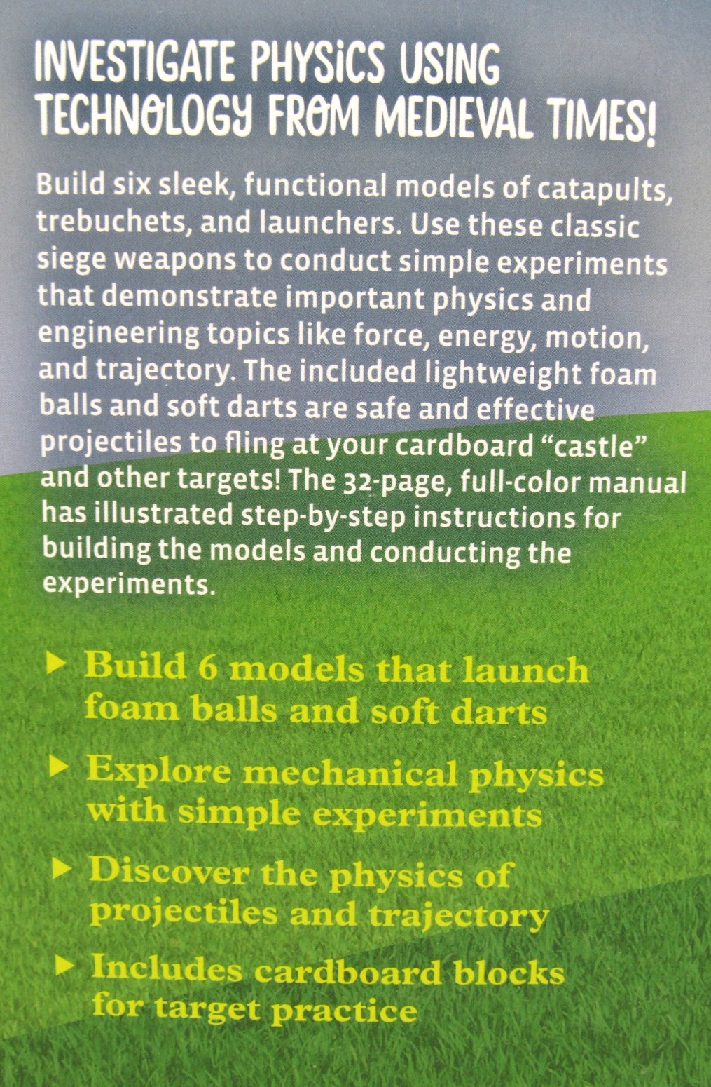 CATAPULT ENGINEERING 6-in-1 Kit Build Medieval Weapons STEM Thames Kosmos NEW!