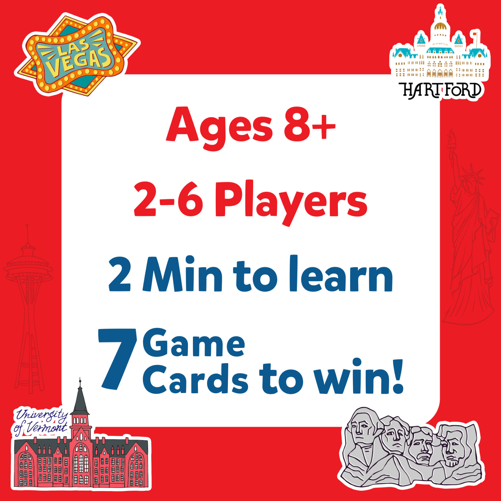 Skillmatics Card Game – Guess in 10 States of America for Kids Ages 8 and Up