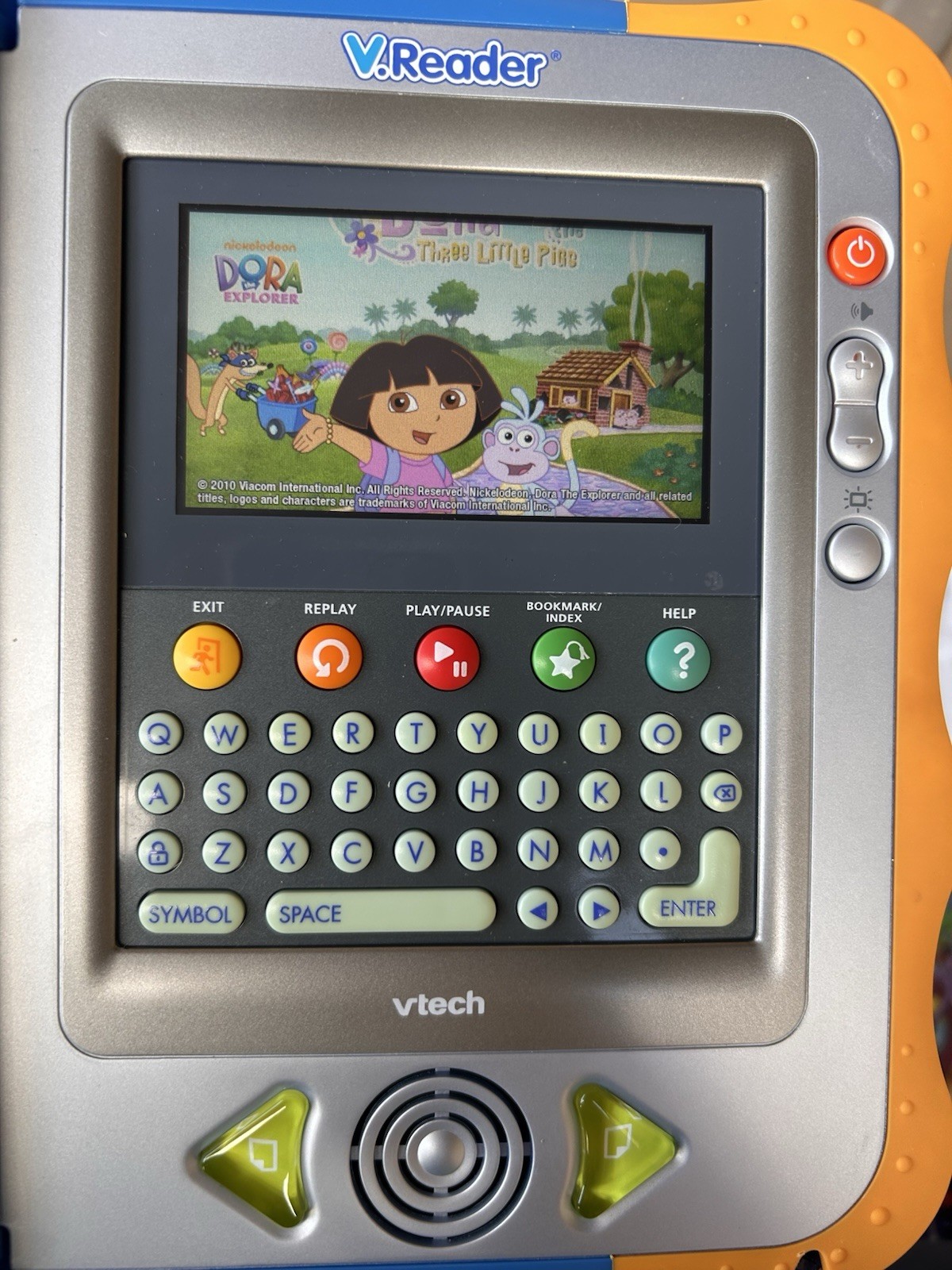 VTECH V. Reader With Four Games Tested Shrek Dora Tangled Toy Story