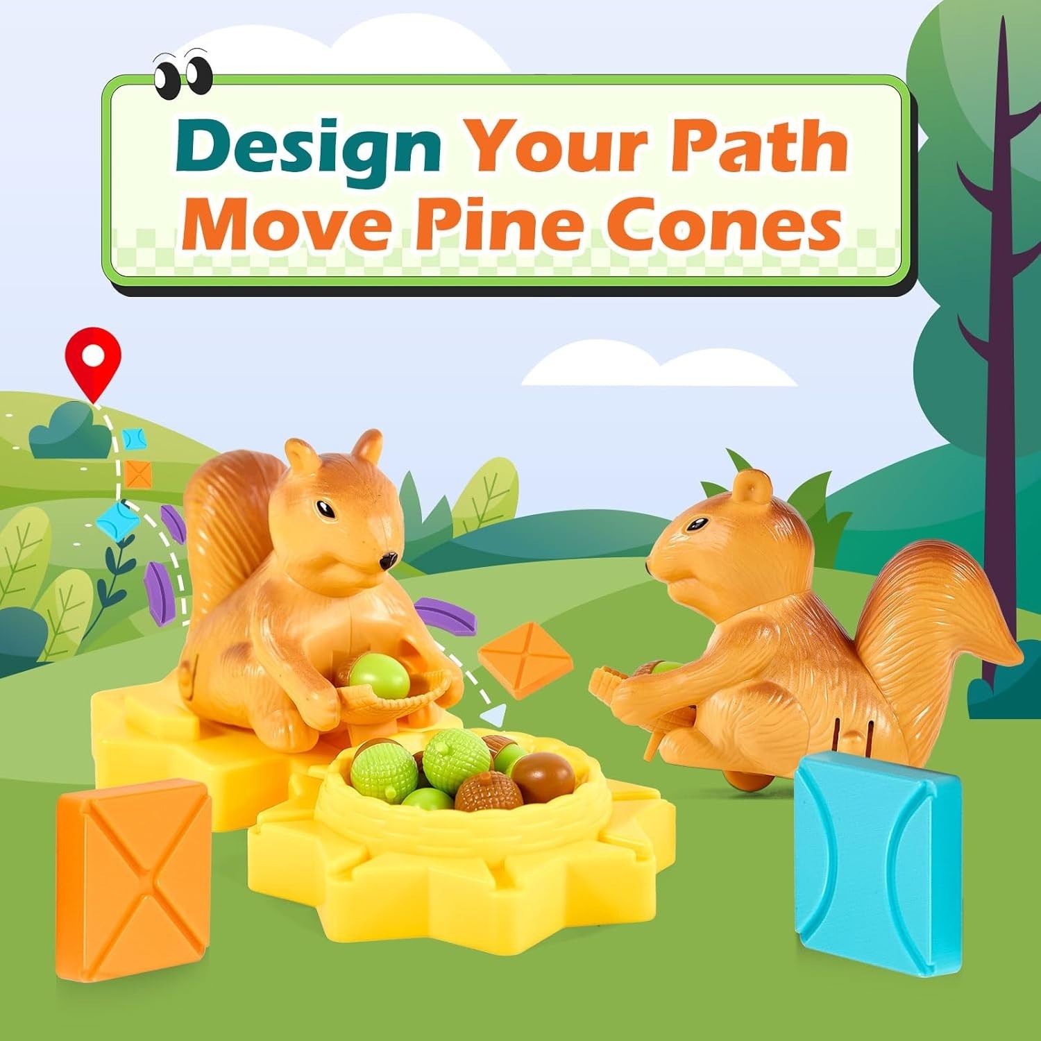 STEM Board Games for Kids Ages 4-8, Logic Puzzles for Kids Toys for 4 5 6 7 8 Ye