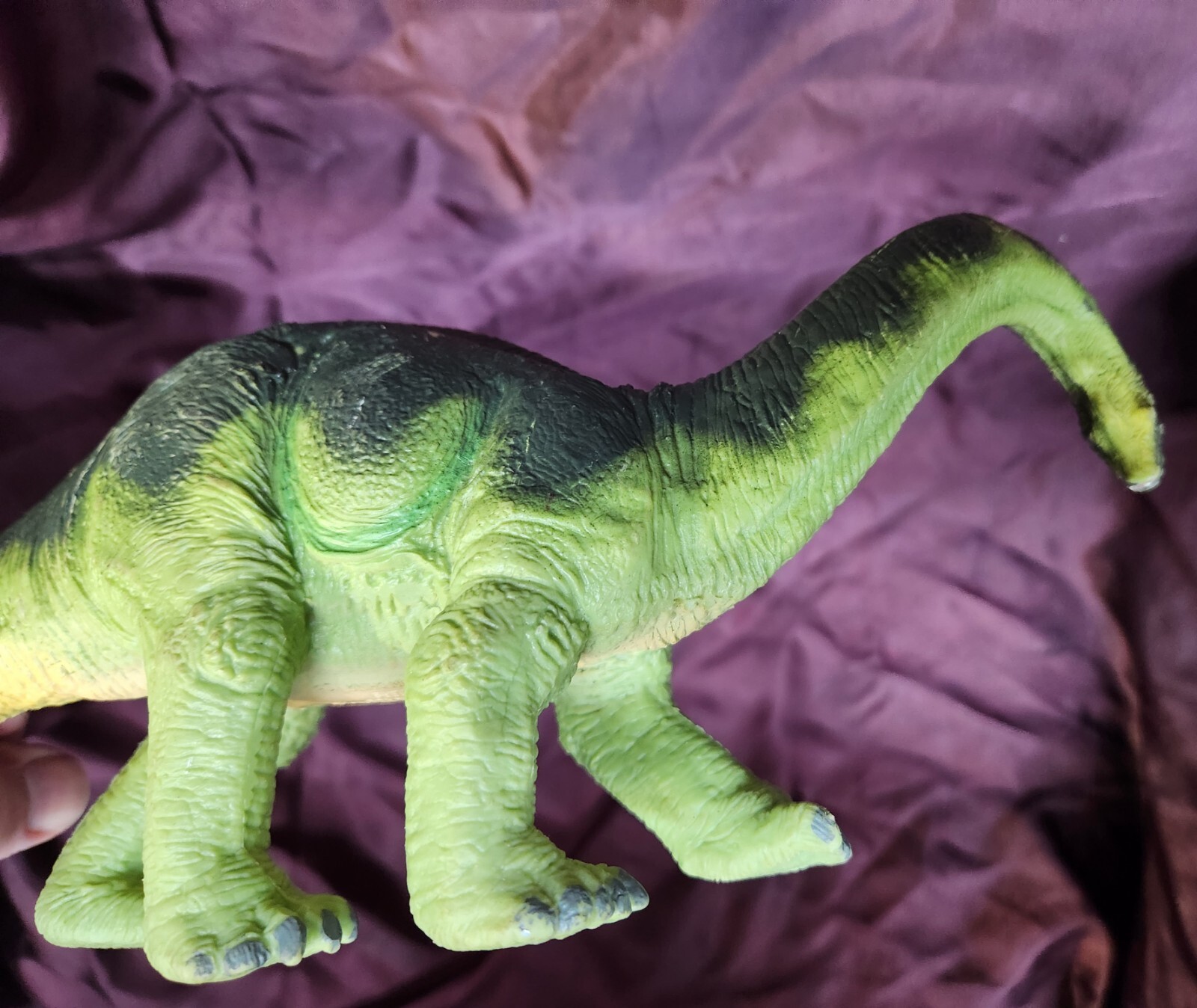 1988 Carnegie Collection Safari Ltd Apatosaurus Vintage Educational 17″ Hard PVC