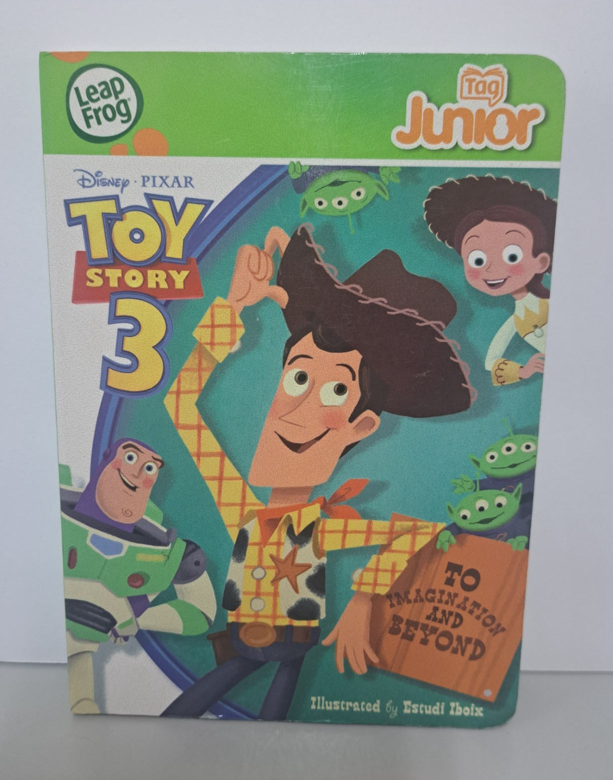 LeapFrog LeapReader TAG Junior Disney Toy Story 3 Book Buzz Home School Baby Kid