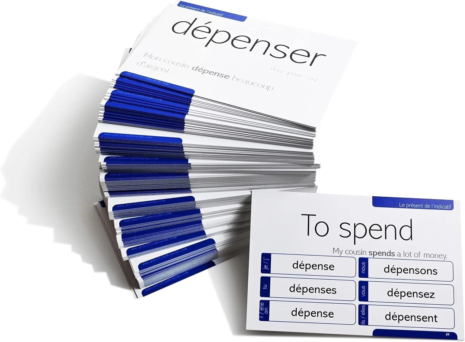 Present Tense French Verb Flash Cards – 200 Essential Verbs for Language Mastery