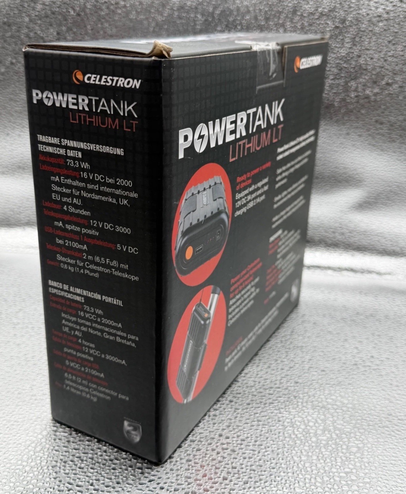 CELESTRON [18763] PORTABLE POWERTANK 12V LITHIUM LT TELESCOPE BATTERY