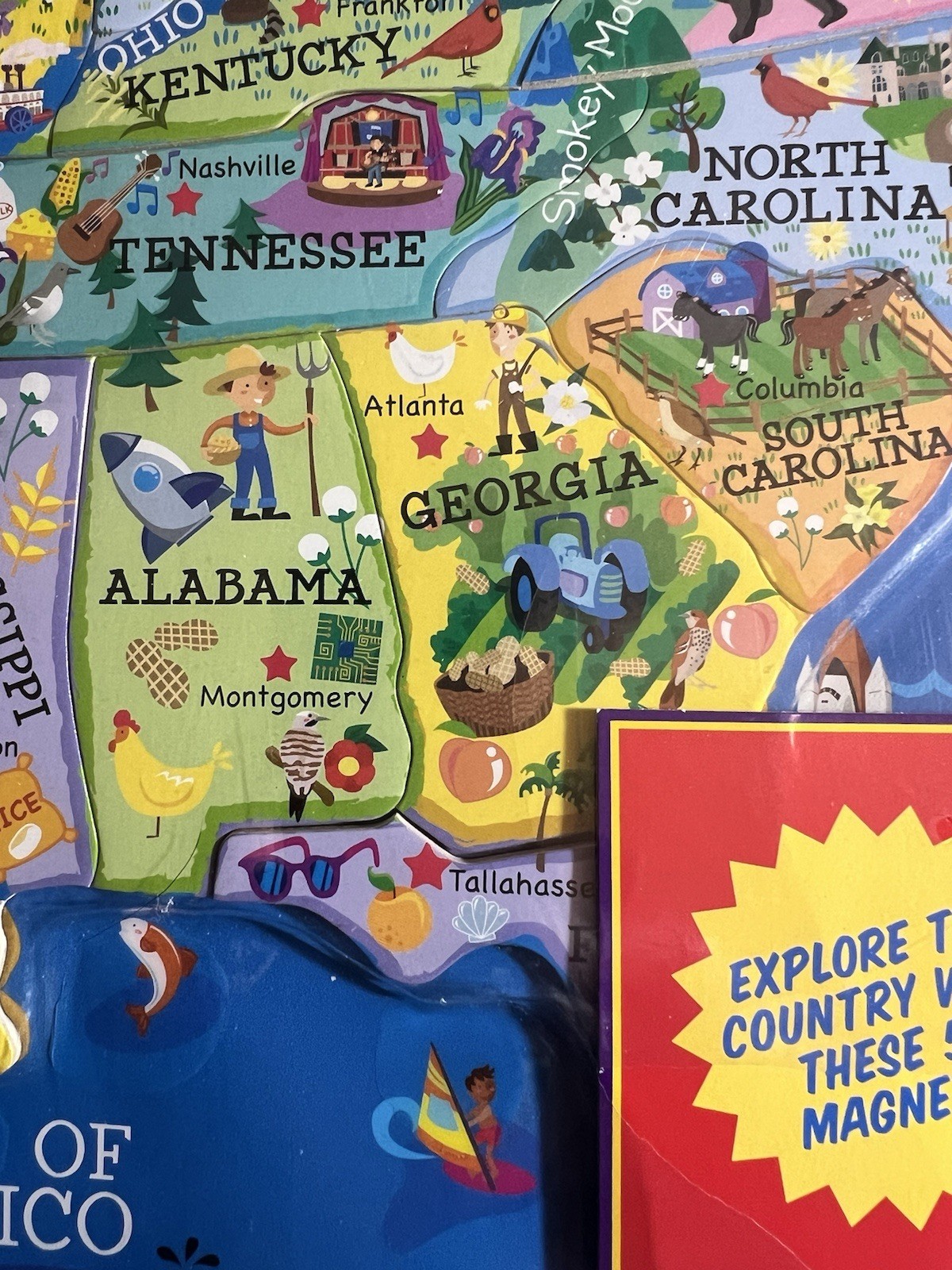 T.S. Shure UNITED STATES of AMERICA MAP-Learning Activity-HOMESCHOOL/School Aid