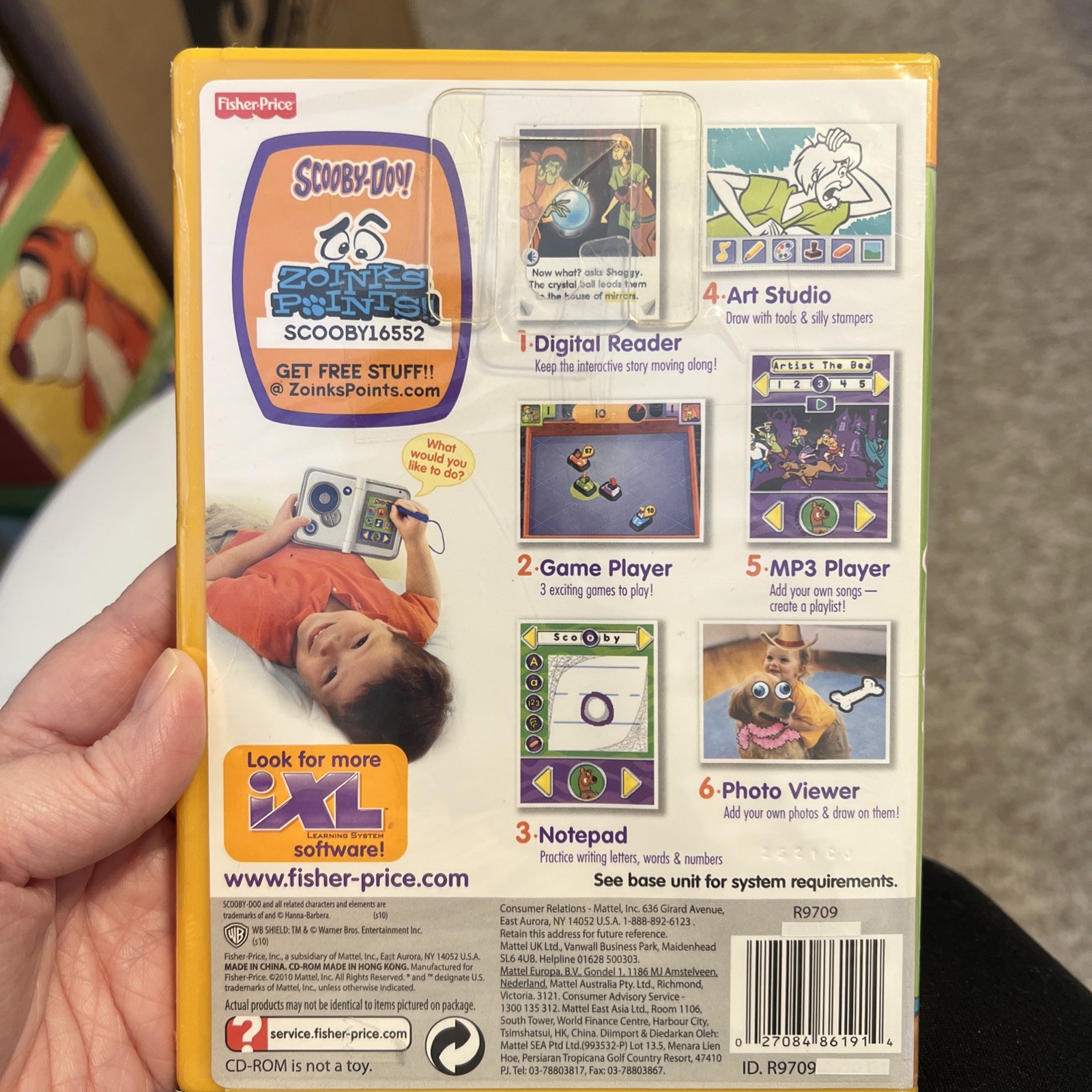 New Fisher Price iXL Learning System Software CD Disc Scooby-Doo 3-7 Years