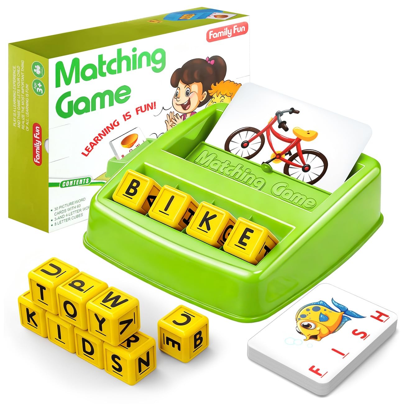 Hahagift Matching Letter Game For 3 4 5 Year Old Girls Gifts Abc Learning Toys