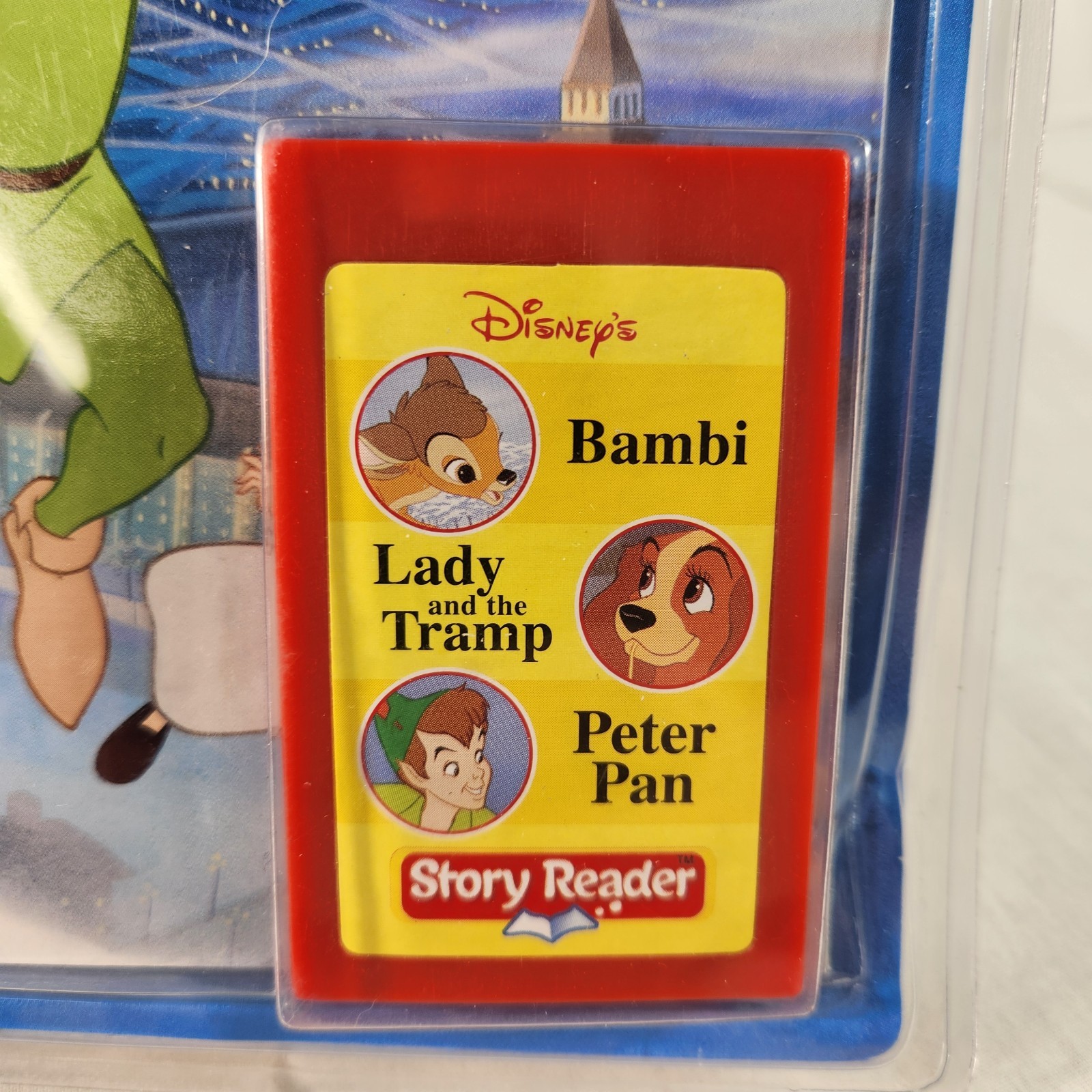 Disney Story Reader 3 Books Peter Pan, Lady & The Tramp, Bambi 2003 New FREEShip