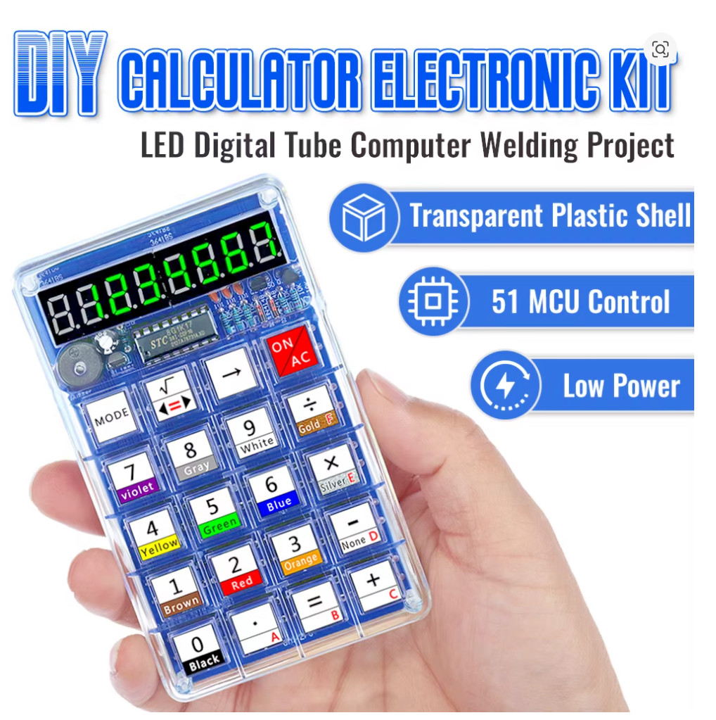 DIY Soldering Calculator Kit – Learn Electronics & Build Your Own Functional Cal