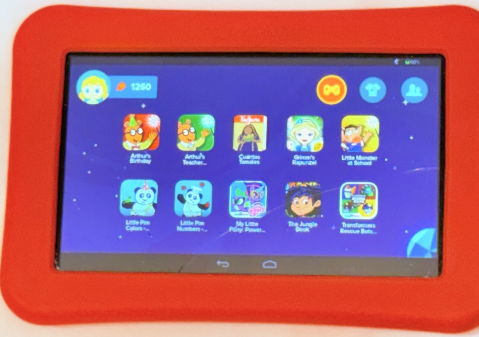 Lot- 12 Playaway Launchpad Kids Tablets w/ 1 Charger Adapter (Ages 3+)