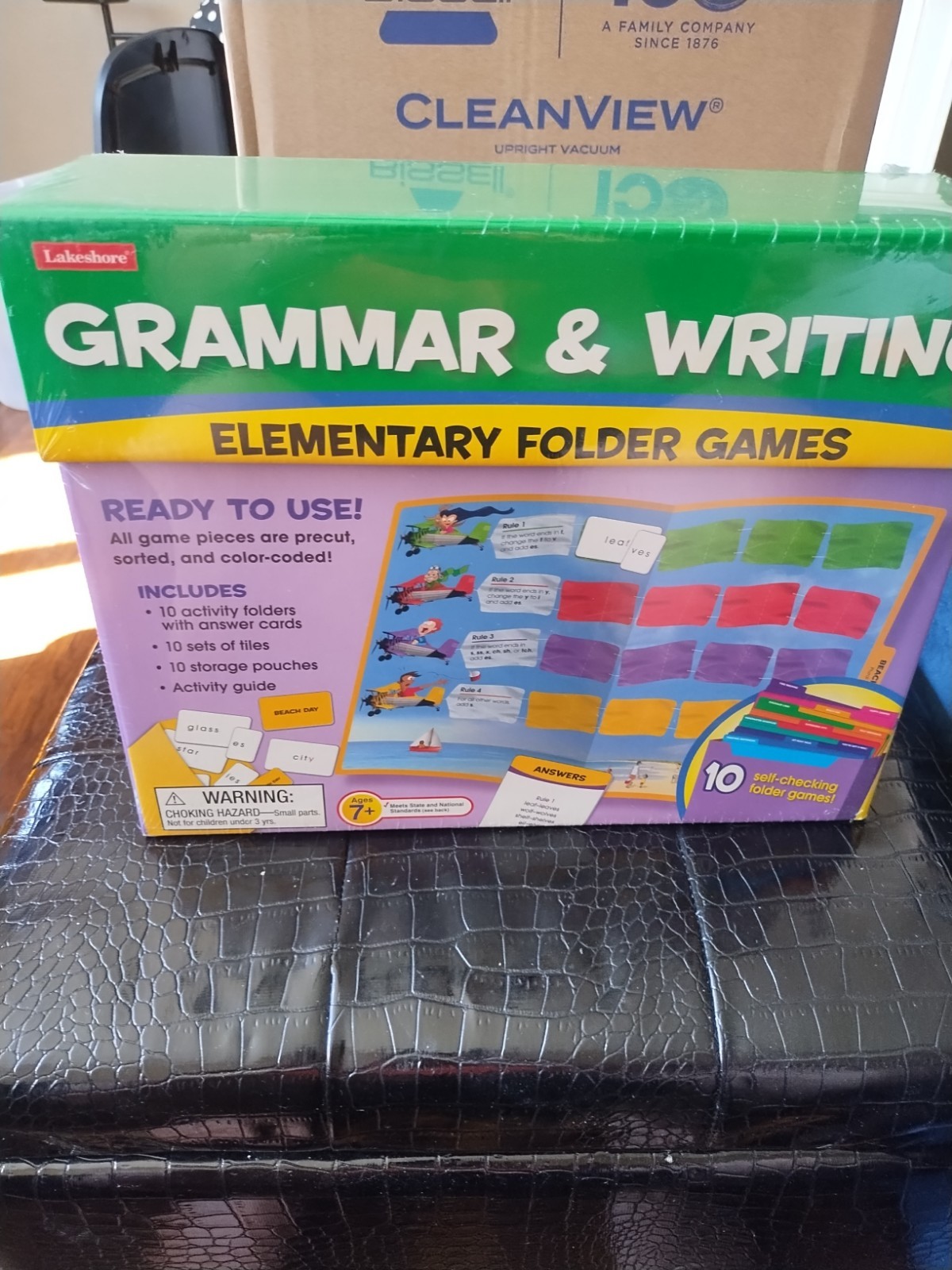 Lakeshore Grammar & Writing Elementary Folder Games Grades 2-3