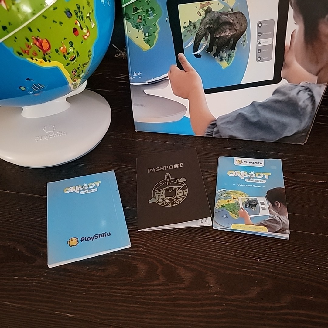 PlayShifu Orboot Earth World Globe Interactive AR Kids STEM Pre-School **Read**