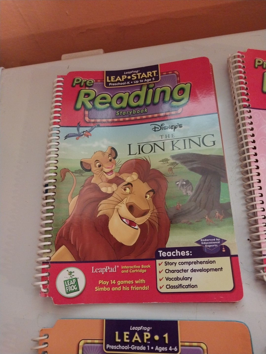 Lot Of 6 Leap Frog Leap Start Books Learn to Read