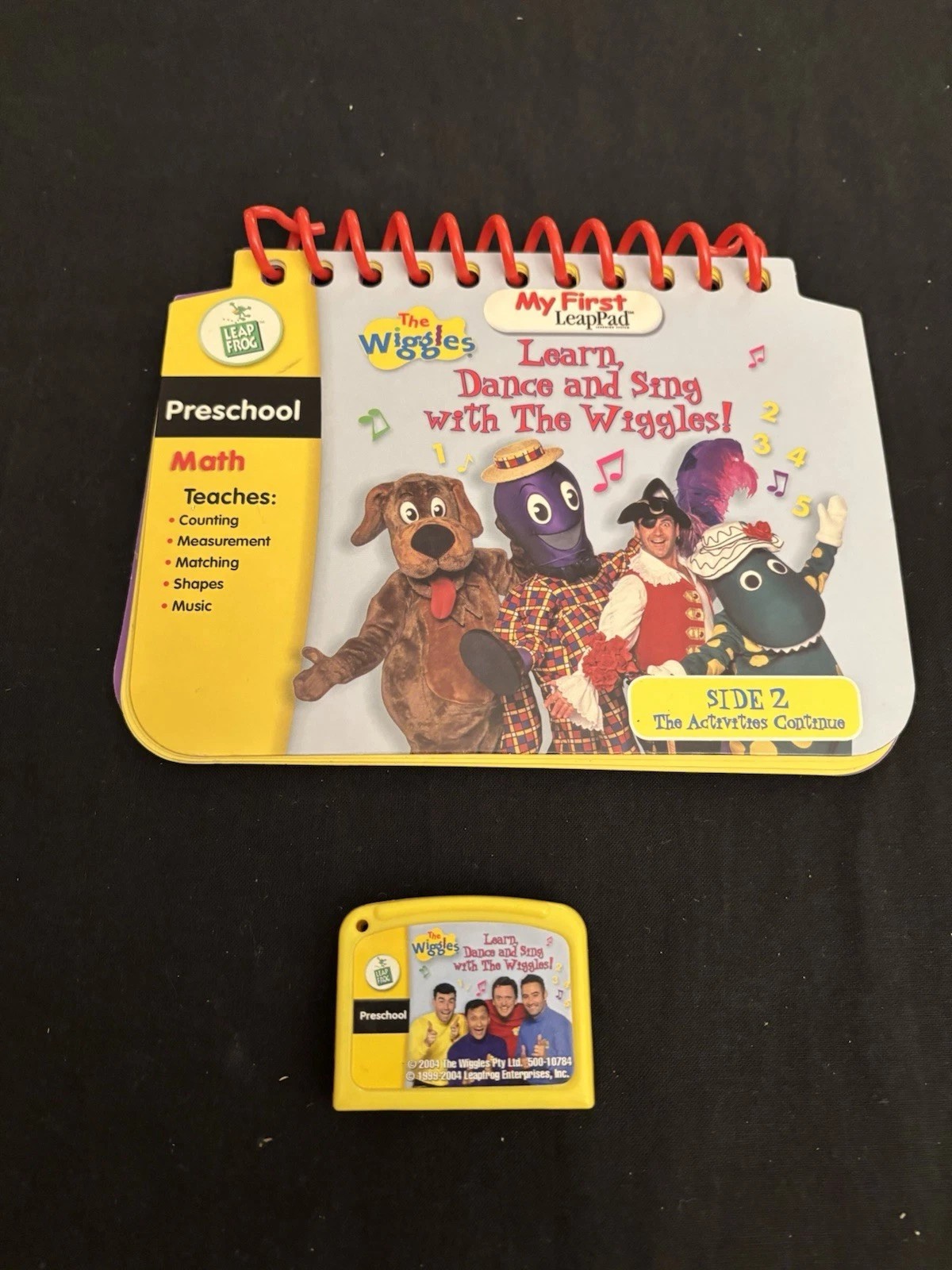 LeapFrog MY FIRST LEAPPAD THE WIGGLES Learn Dance Sing Math Preschool Cartridge