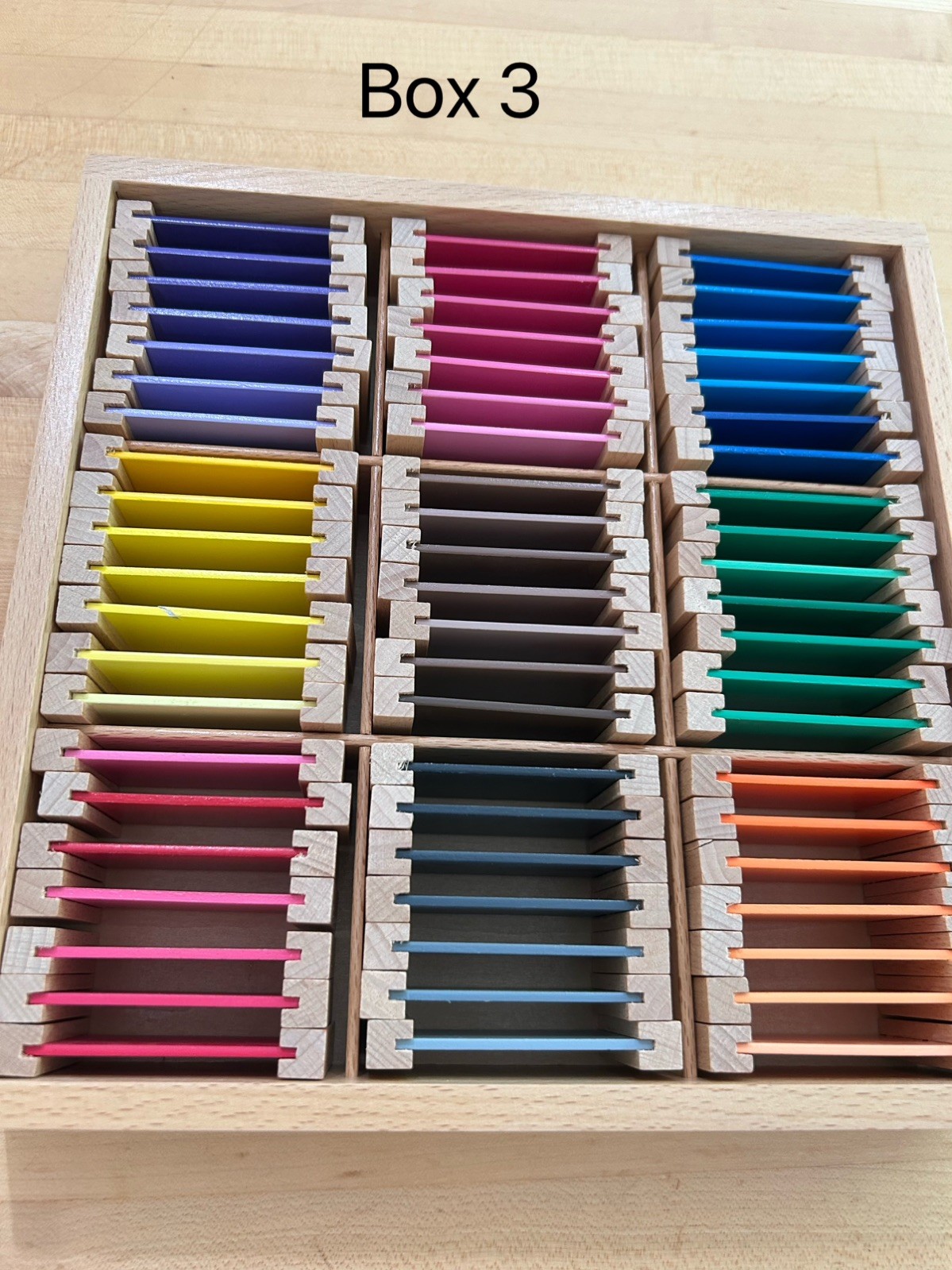 Montessori Color Tablets (Box 1, 2 &3)