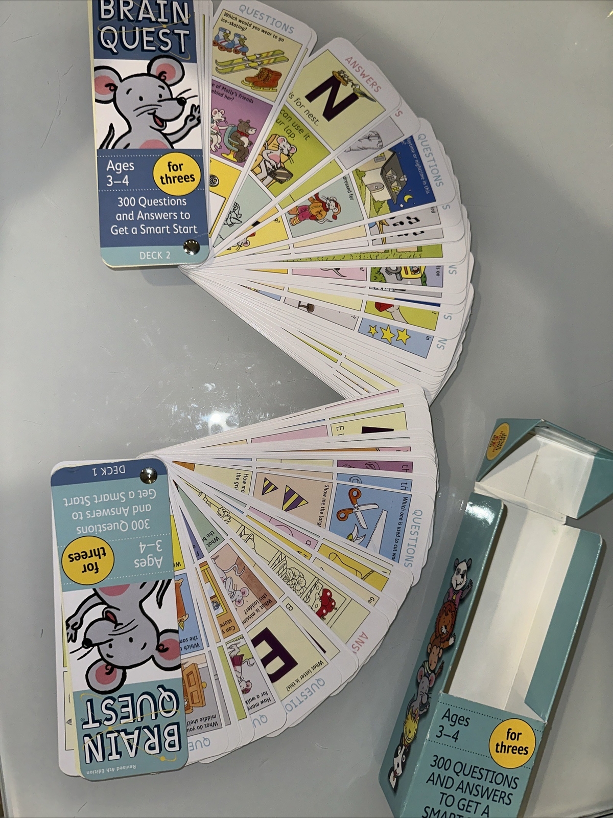 Brain Quest for Threes, Revised 4th Edition: 300 Questions – Ages 3-4