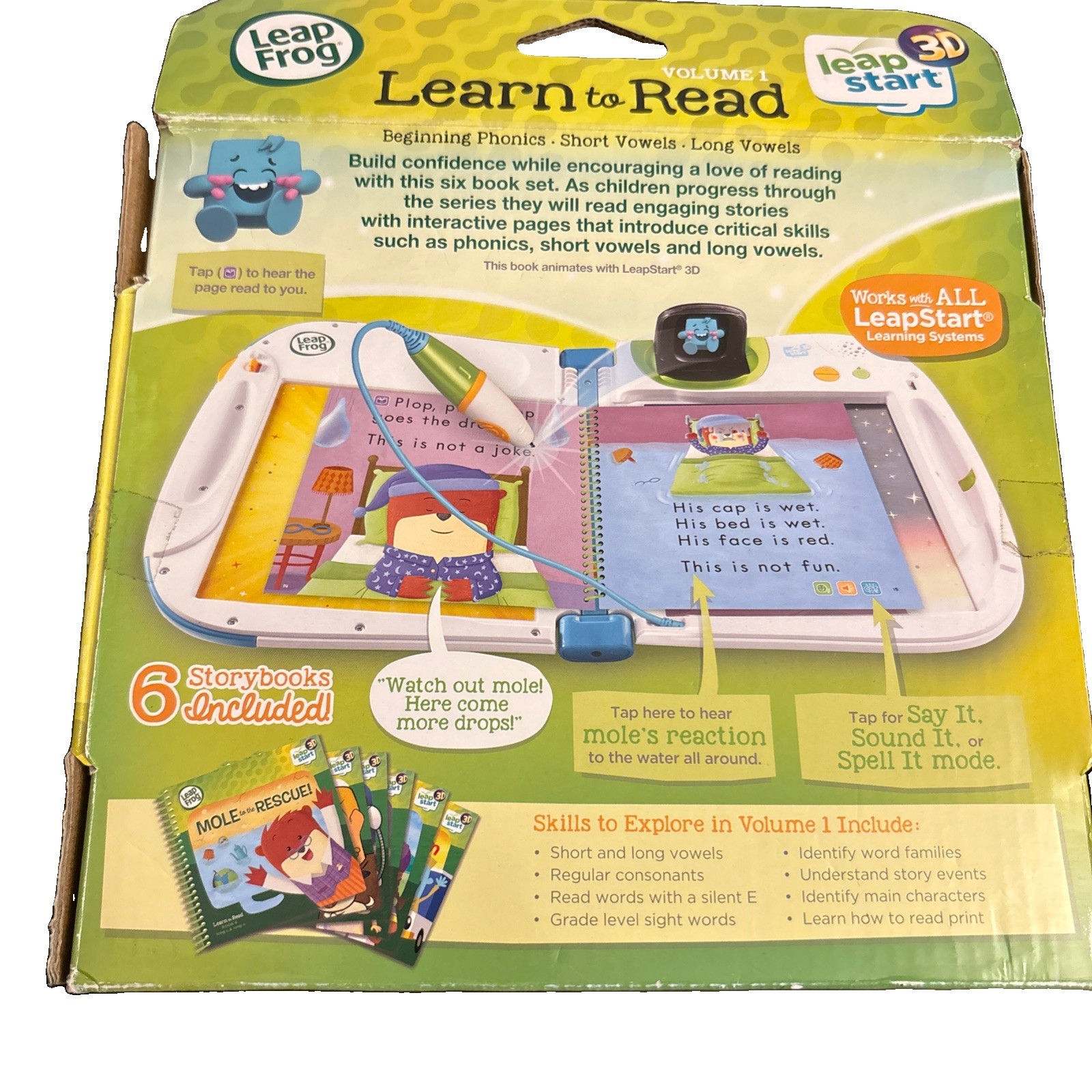 Late Frog Leap Start 3-D Learn To Read Volume One Beginning Phonics