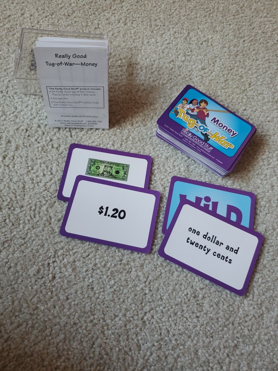 Really Good Stuff Money Tug Of War Game Educational Math Resources Lakeshore