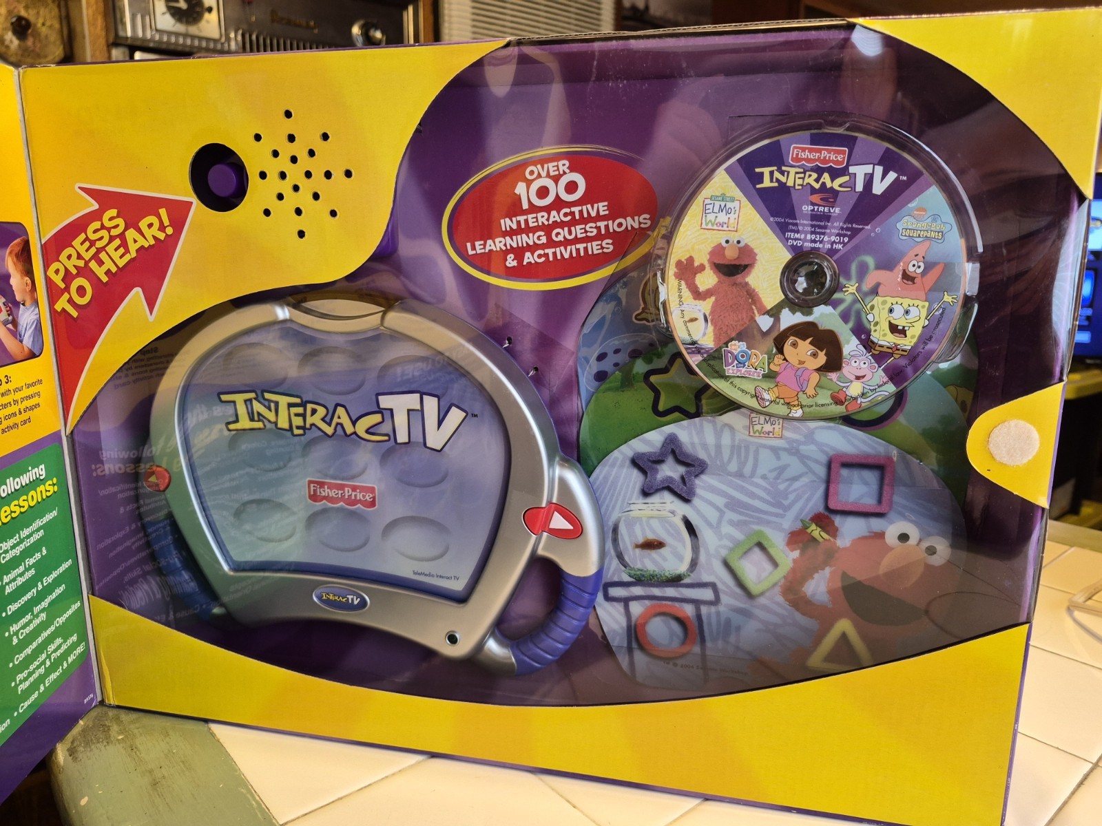 New Fisher-Price InteracTV DVD Based Learning Video Gaming System