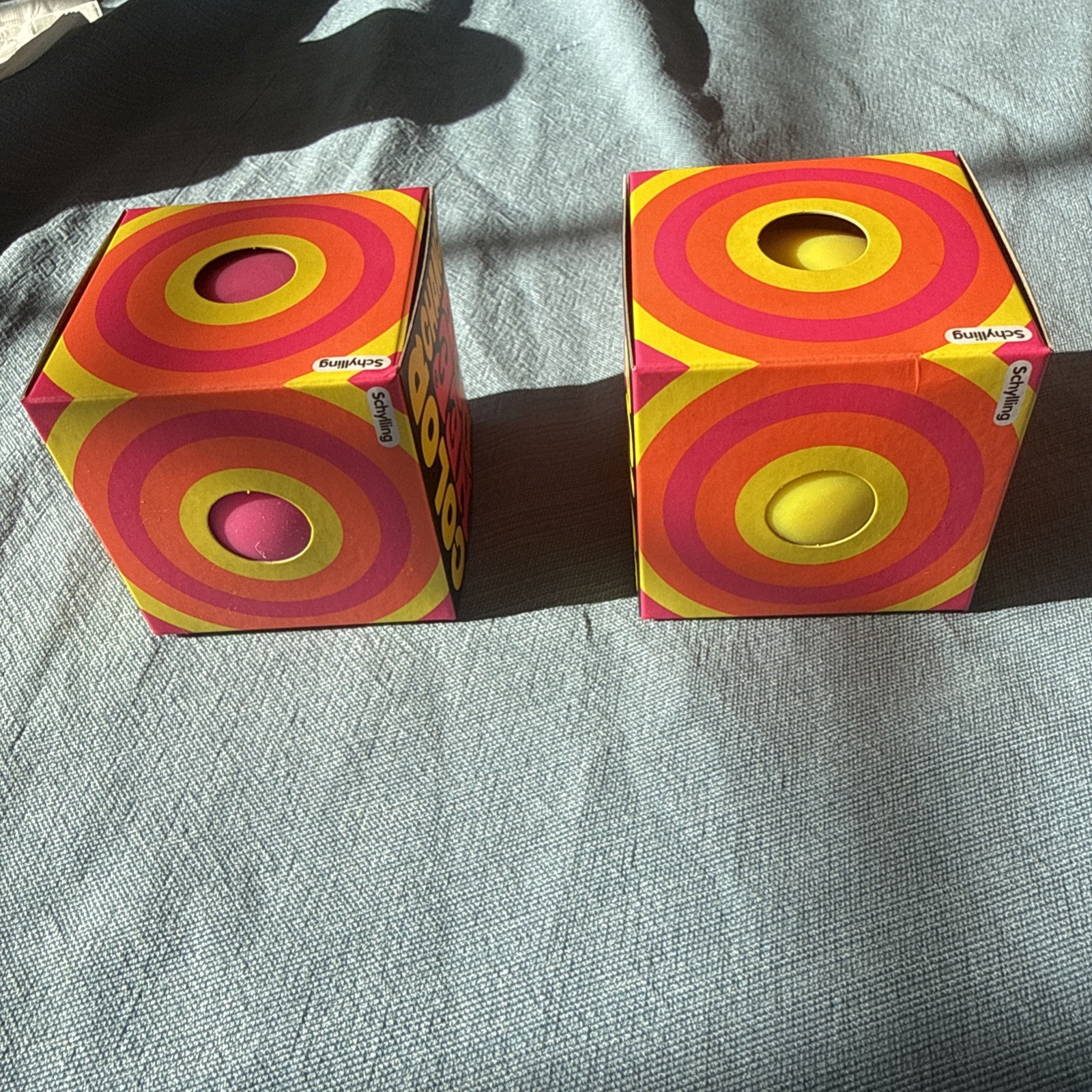 NeeDoh Color Change Lot of 2 Yellow And Pink – Authentic New