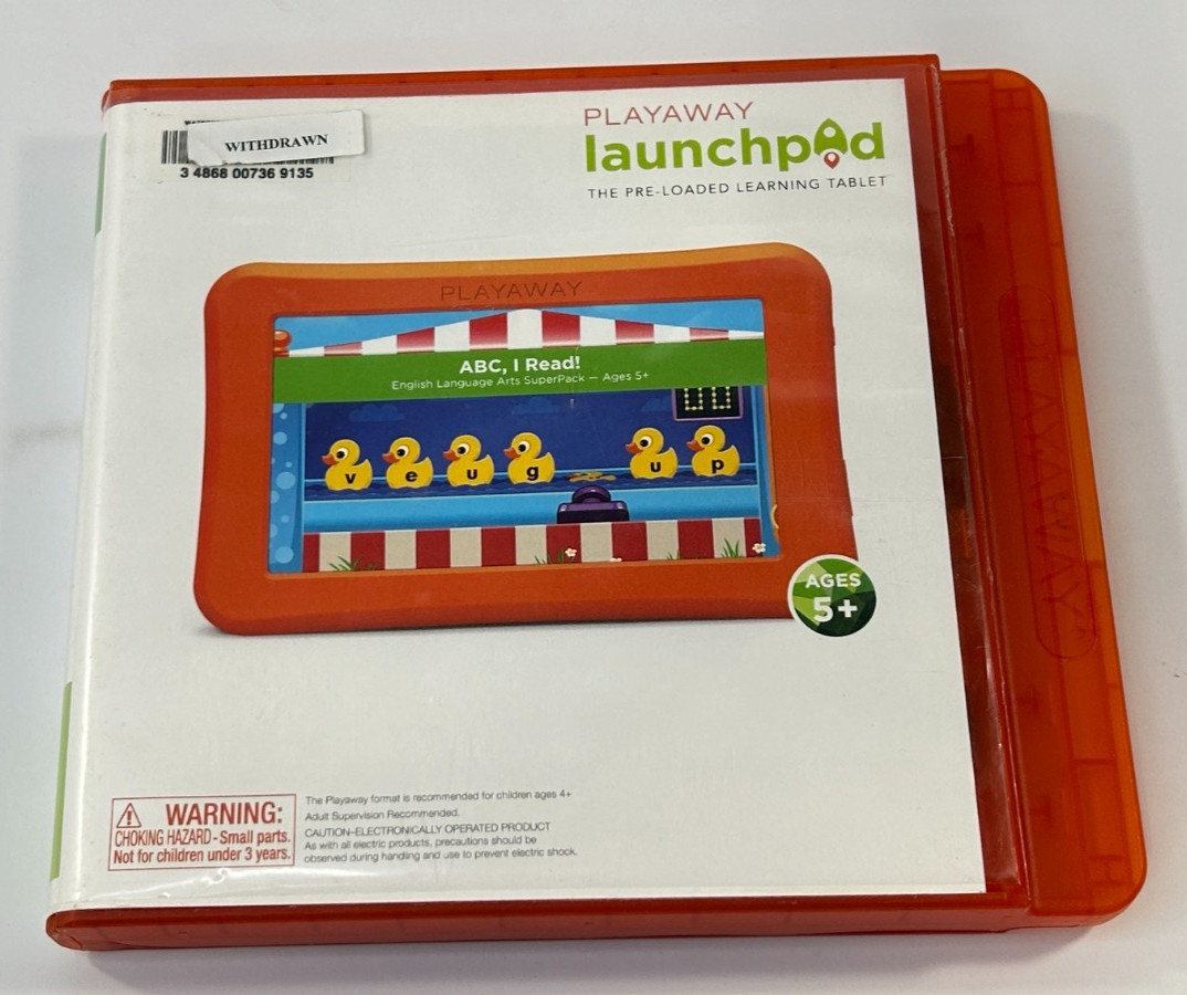 Playaway Launchpad Pre-Loaded Tablet – ABC, I Read! Ages 5+