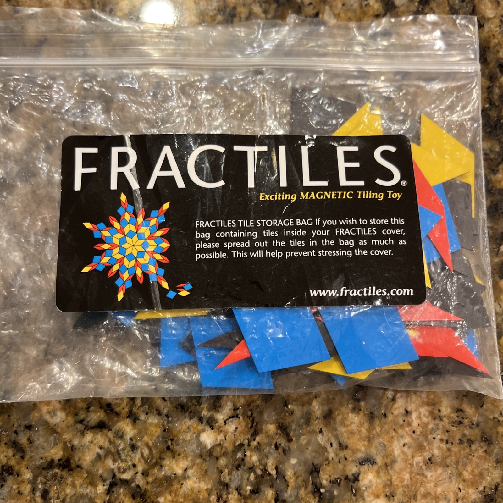 Fractiles 7 Magnetic Tile Toy Math Art Patterns Puzzle Visual Skills Youth Adult