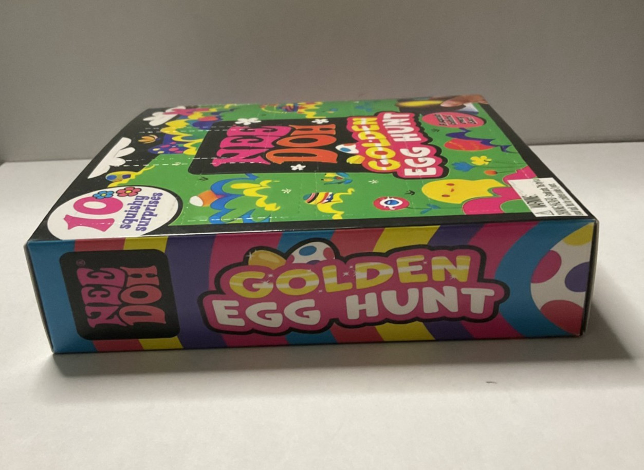 Nee Doh Golden Egg Hunt 10 Squishy Surprises Squeeze Ball Stress Relief Toy