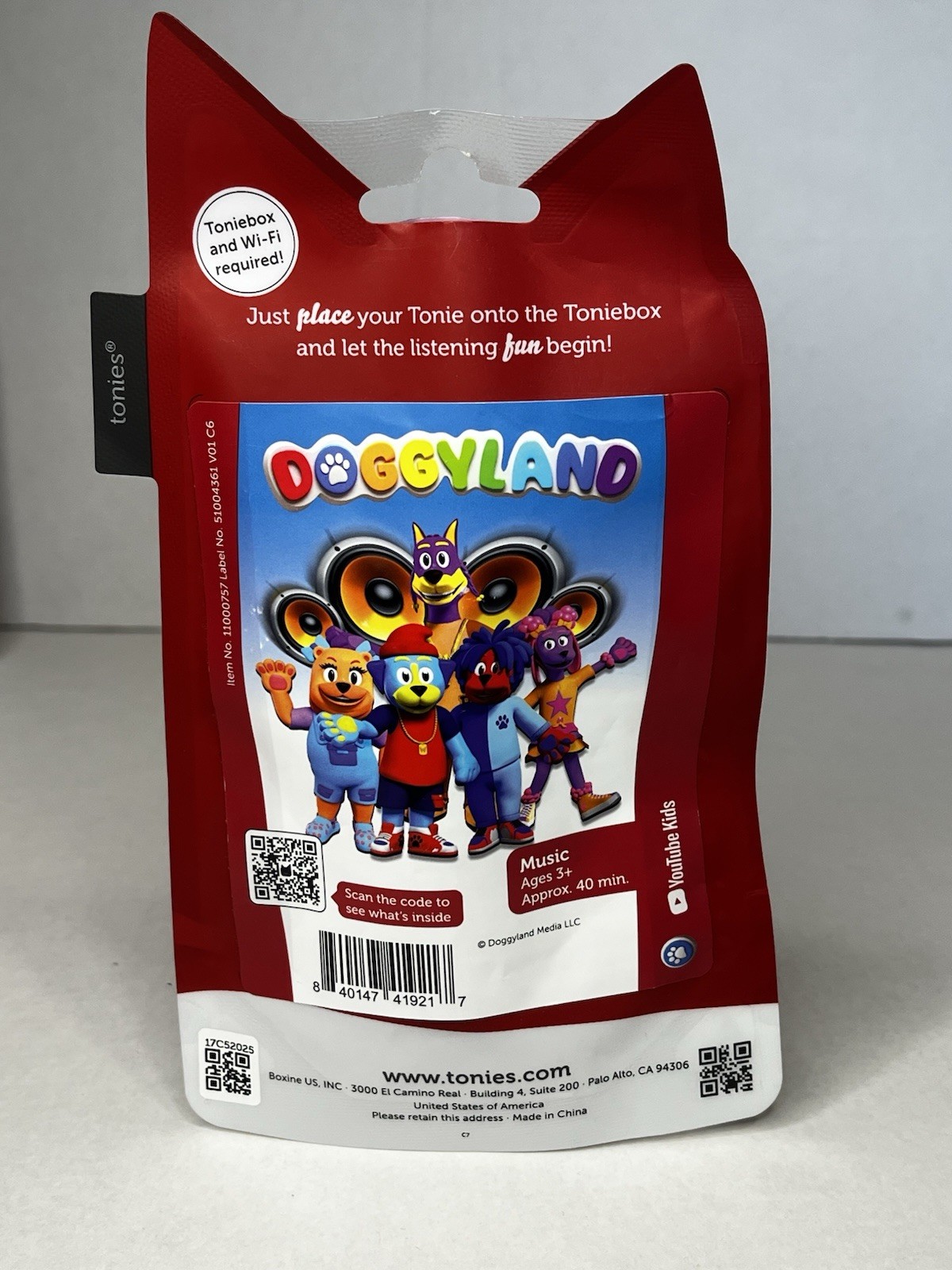 Tonies – Doggyland Tonie – Audio Play Character Snoop Dogg Toniebox Bow Wizzle