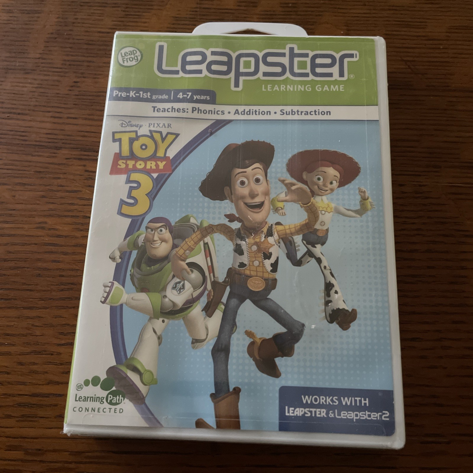 LEAPFROG LEAPSTER DISNEY PIXAR TOY STORY 3 LEARNING GAME READING PHONICS NEW NIP