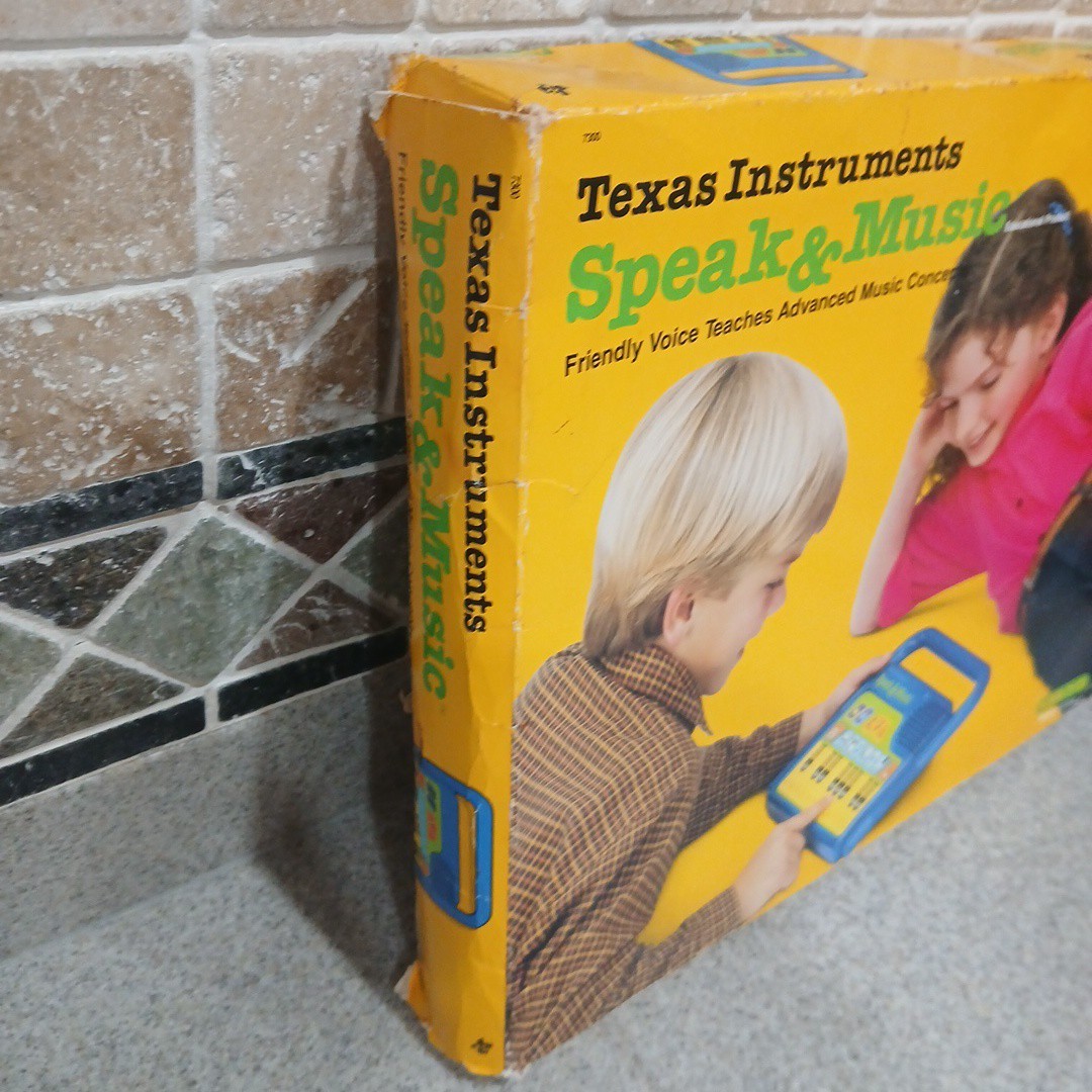 Texas Instruments~Speak & Music~Vintage Learning Toy-Malfunctioning/Repair/parts