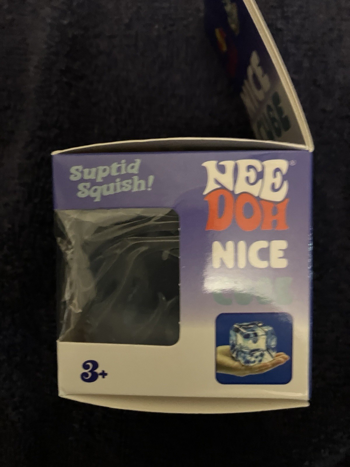NeeDoh Red Bull Cube Stupid Squish New In Box