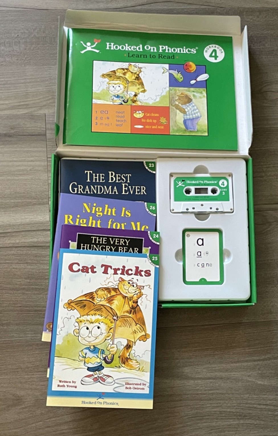 VTG Hooked on Phonics Set Cassette Version Levels 1-5 + Parent, Learn to Read