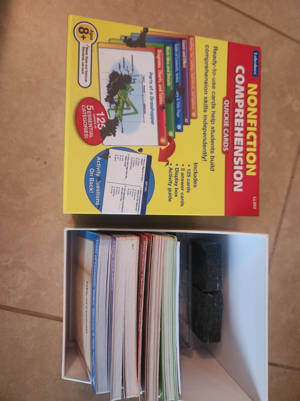 Lakeshore Nonfiction Comprehension Quickie Cards LL862