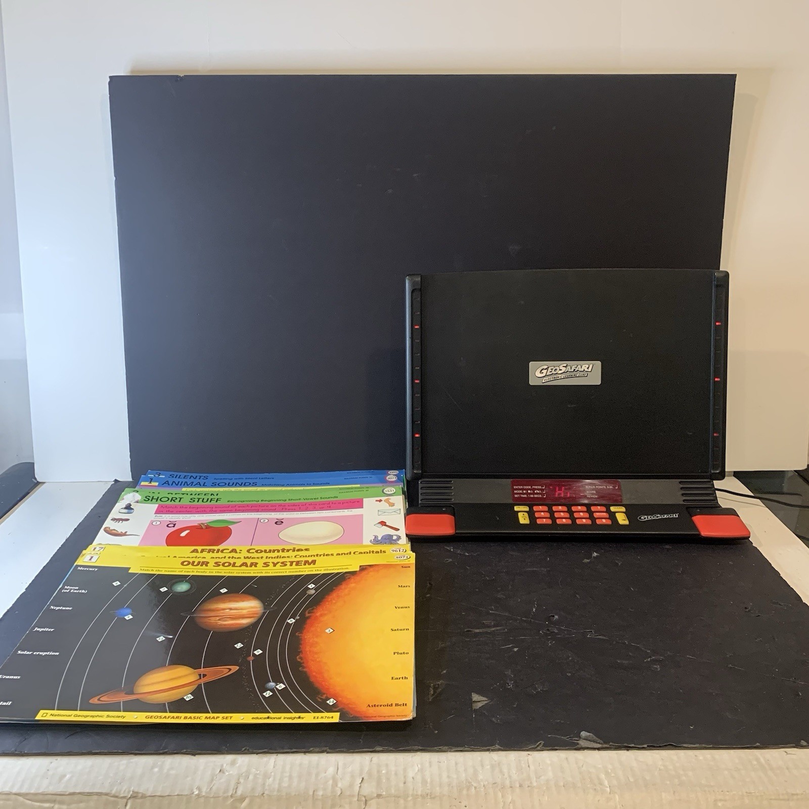 GeoSafari Electronic Learning Game EI-8865 with 3 Educational Packs – Tested