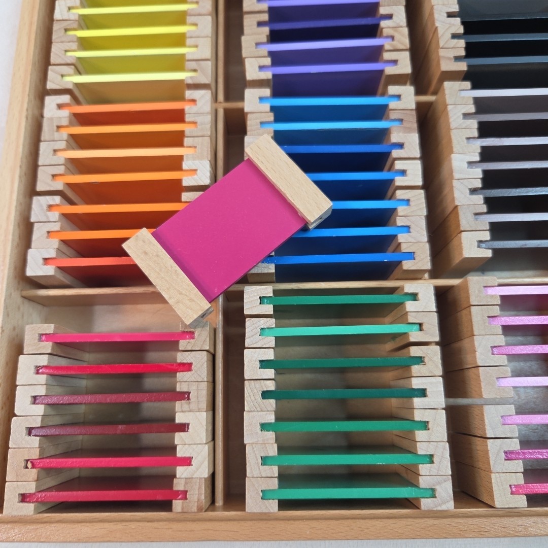 Montessori Color Tablets Boxes 2 & 3 Large Set 63 Pieces + 22 Piece Set Total 85