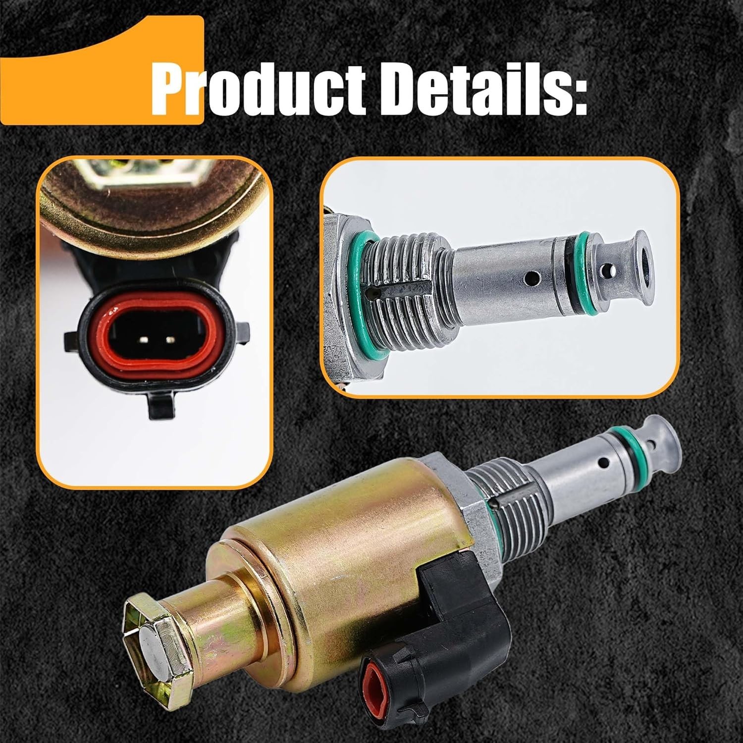 7.3 Powerstroke IPR Valve & ICP Sensor w/ Pigtail for Ford F-Series Super Duty
