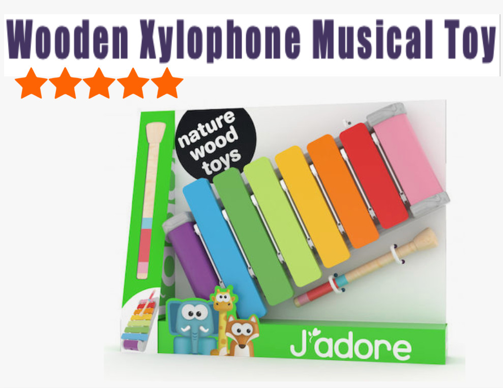 J’adore Xylophone wooden Musical Toy Montessori Educational music Instrument