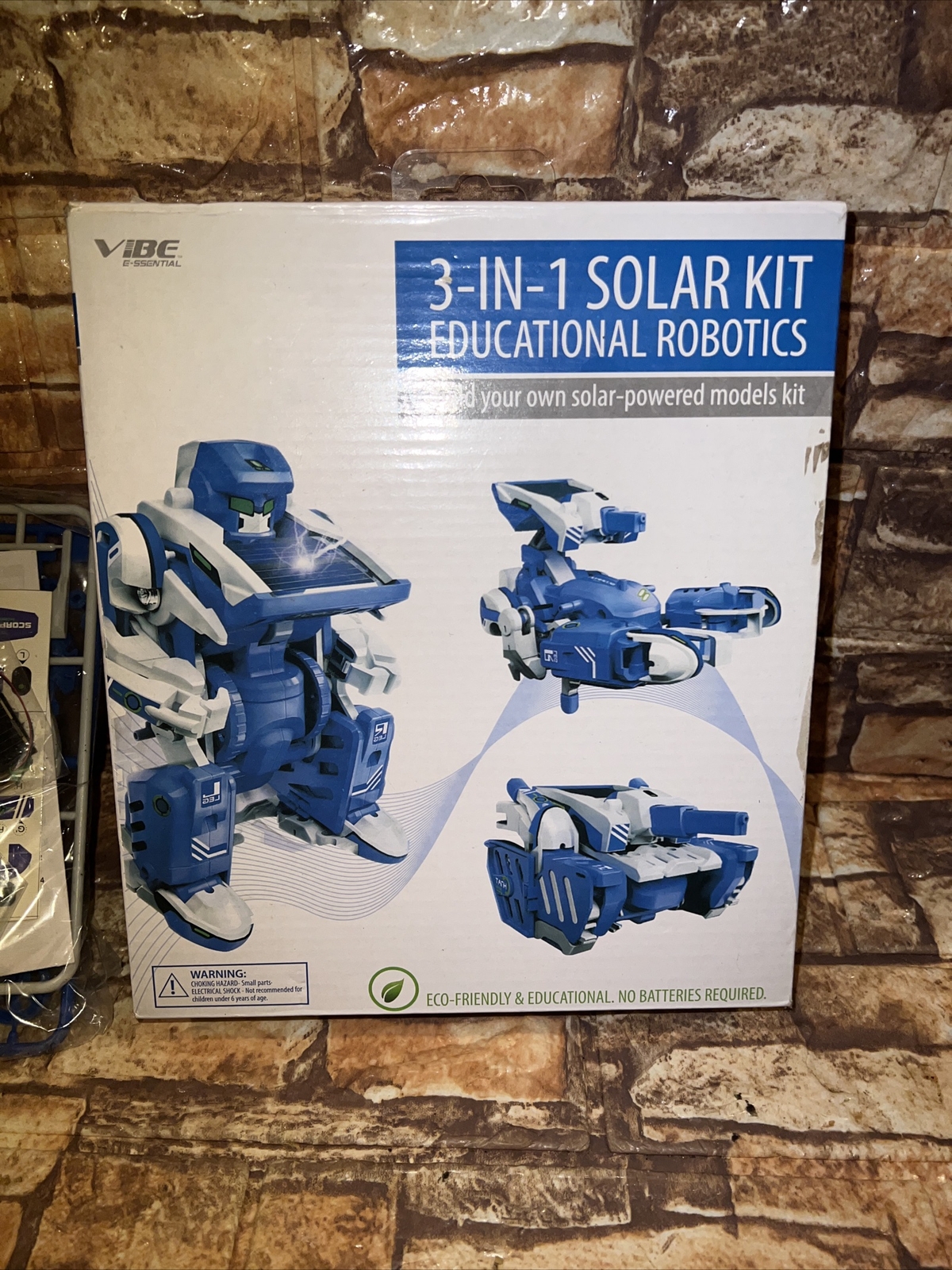 3-IN-1 SOLAR KIT EDUCATIONAL ROBOTICS VIBE ROBOT TANK SCORPION DIY Solar Kit