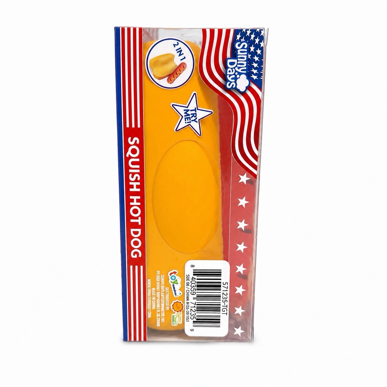 Toymendous Sunny Days Jumbo Hot Dog Squish Viral Summer Squishy Toy New Rare