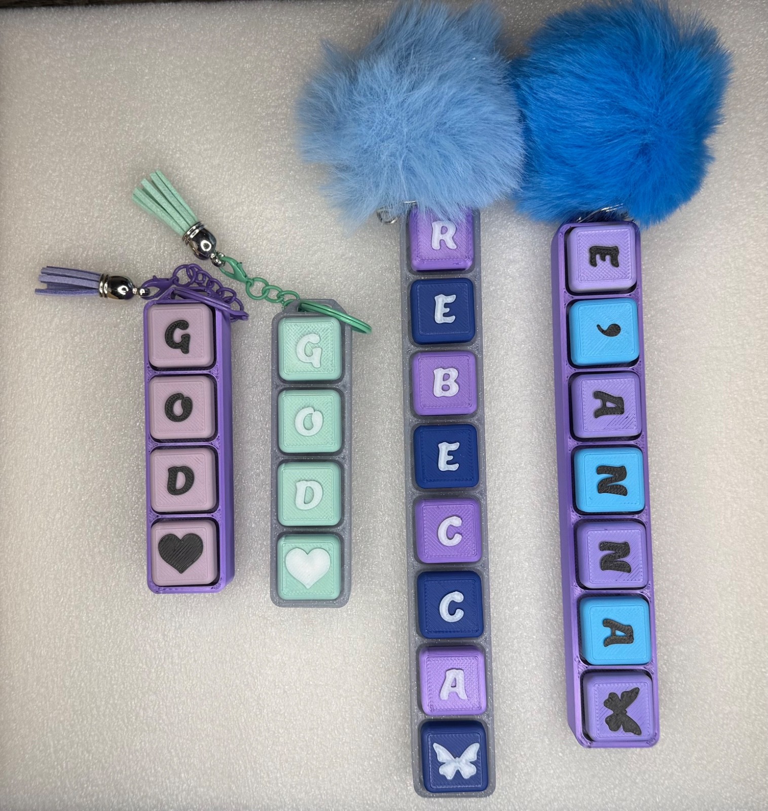 Customized Name 3d printed fidget clicker – Choose your color – message seller