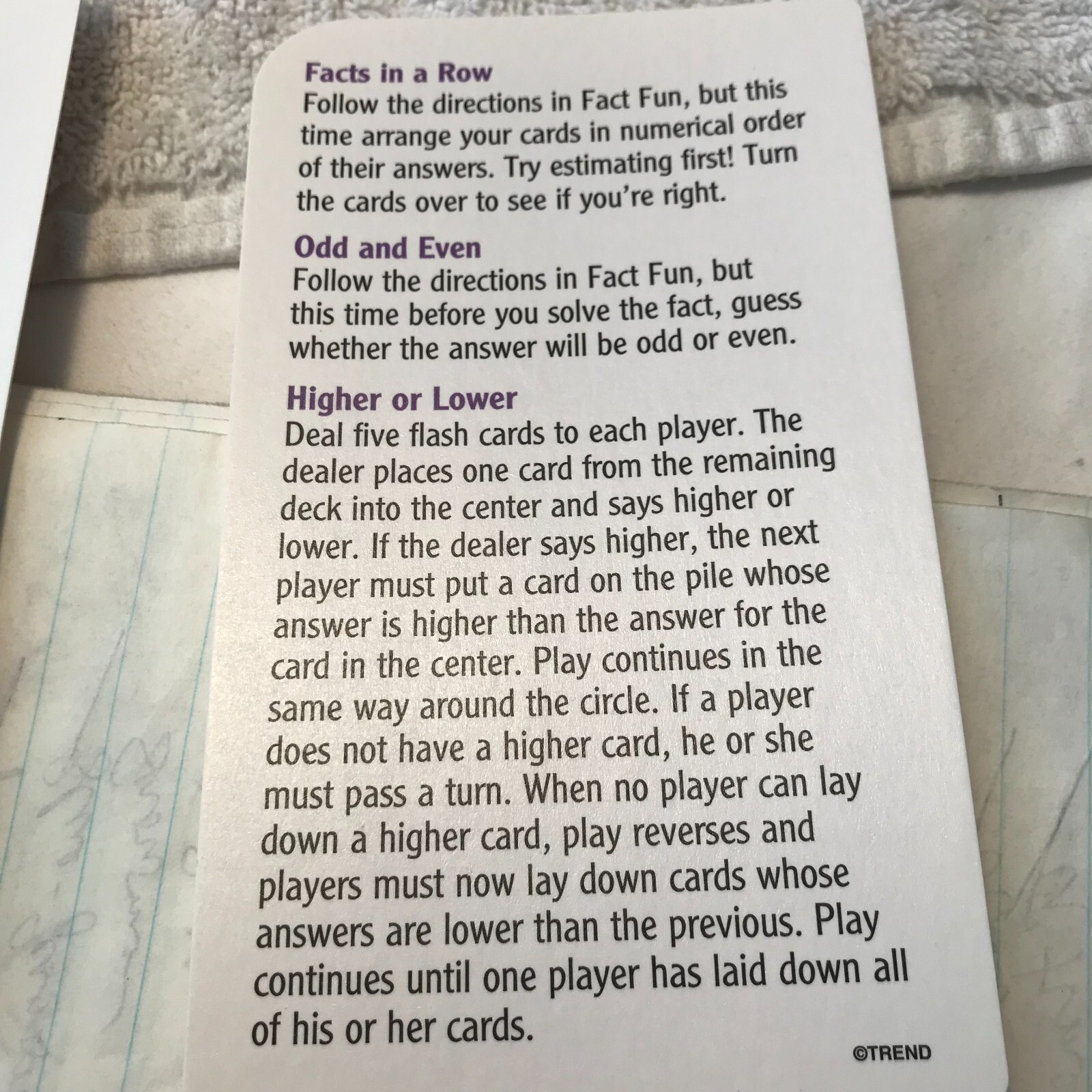 TREND Multiplication 0-12 Flash Cards Age 6+ Self-Checking Design*Skill Build