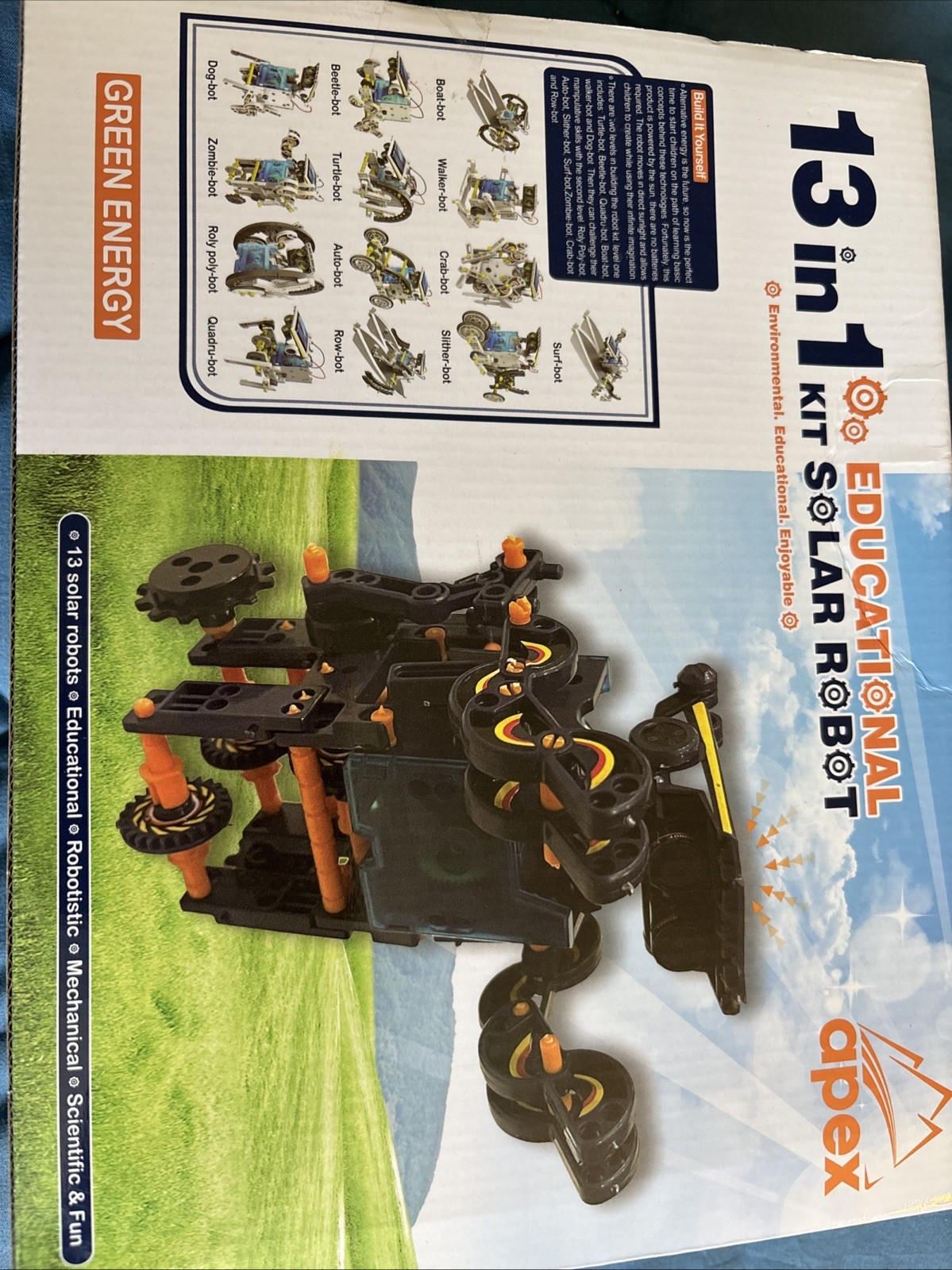 Apex 13 In 1 Kit Educational Solar Robot