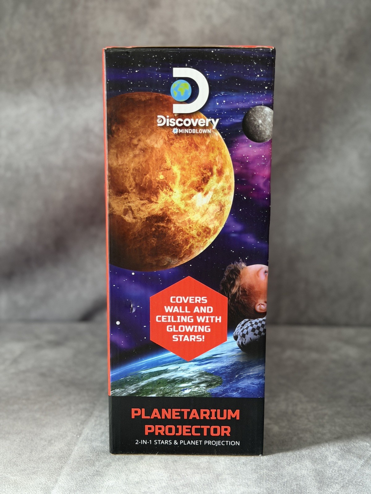 Discovery Mindblown 2-in-1 Reversible Planetarium Space Projector for Children