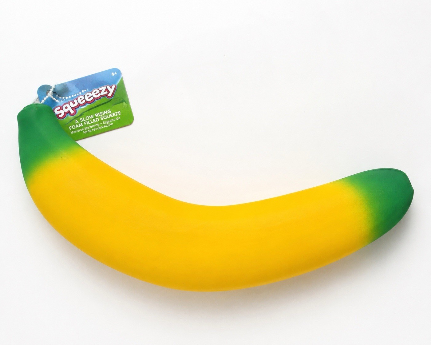 Sunny Days Squeezy Squishy Stretchy Banana NEW FAST SHIP