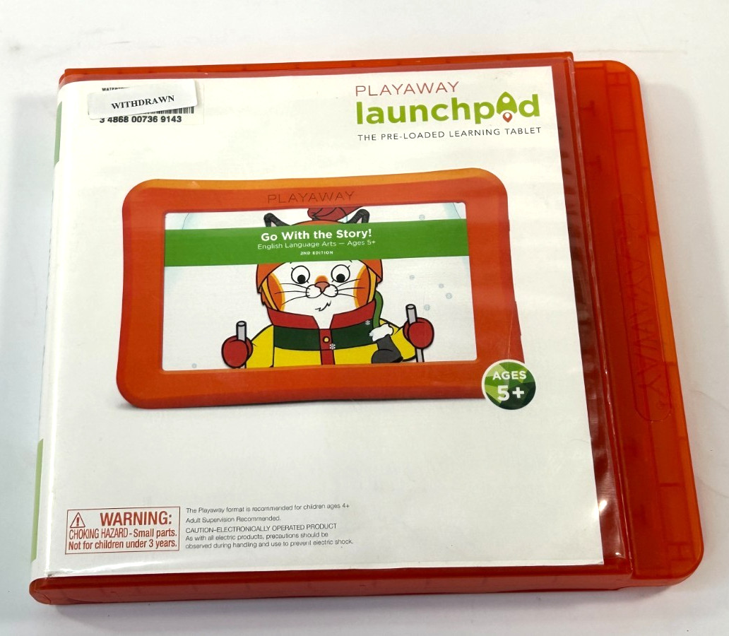 Playaway Launchpad Pre-Loaded Tablet – Go With the Story! Ages 5+